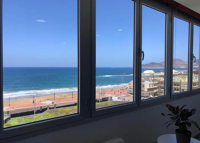 Daire Vistas Mar Playa Canteras Primera Linea Wifi